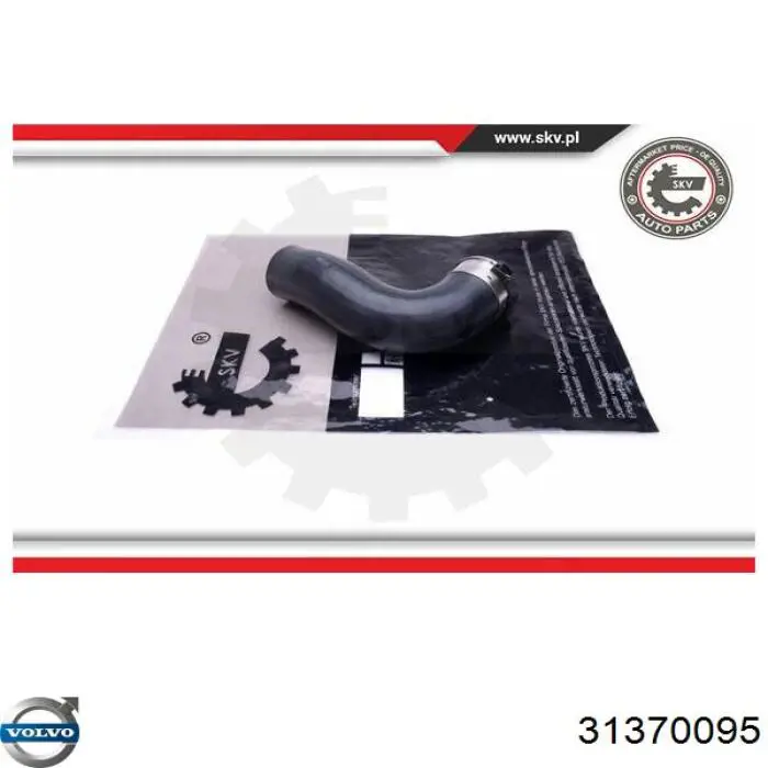 31370095 Volvo Mangueira (cano derivado) de intercooler