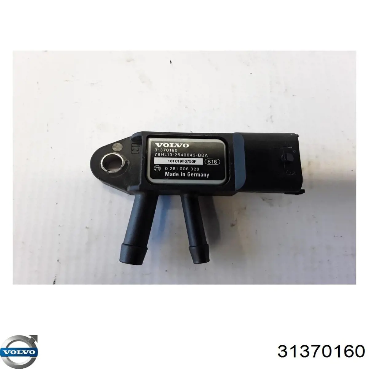Sensor de pressão dos gases de escape Volvo 31370160 preço, a partir de 65,24 USD