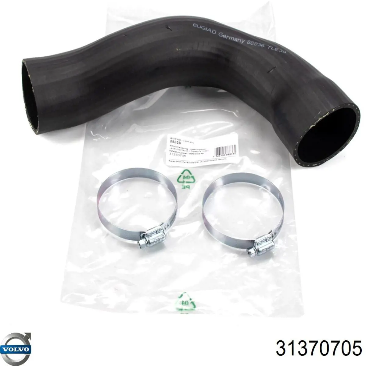 31370705 Volvo Mangueira (cano derivado) de intercooler