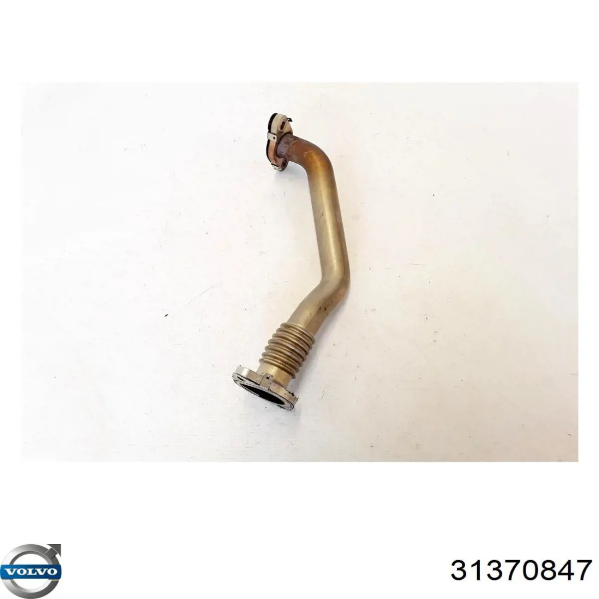 Cano derivado do sistema de recirculação dos gases de escape EGR 31370847 Volvo