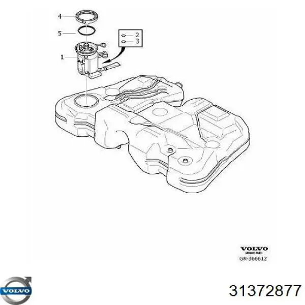 Módulo de bomba de combustível com sensor do nível de combustível Volvo 31336697 preço, a partir de 265,31 USD