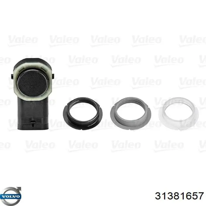 31381657 Volvo Sensor de sinalização de estacionamento (sensor de estacionamento) dianteiro/traseiro central