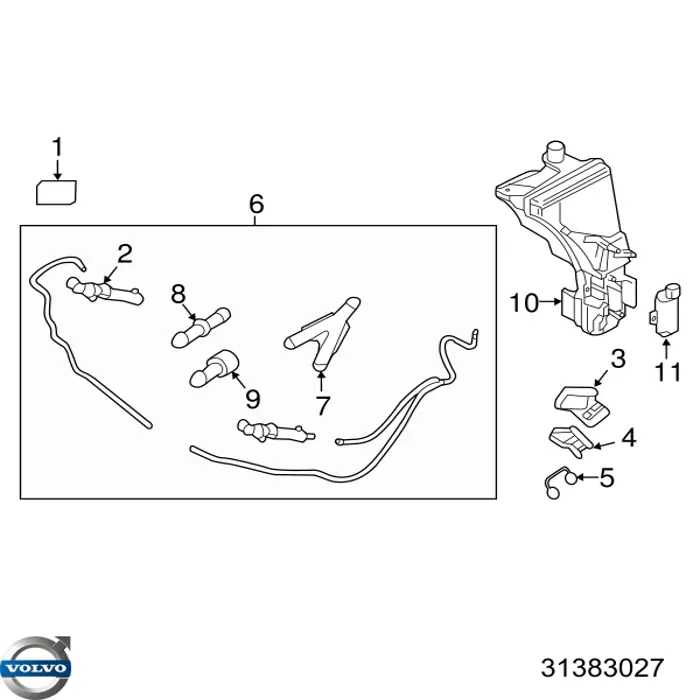 Mola de parafuso de fixação de tubo coletor Volvo 31383027 preço, a partir de 3,55 USD