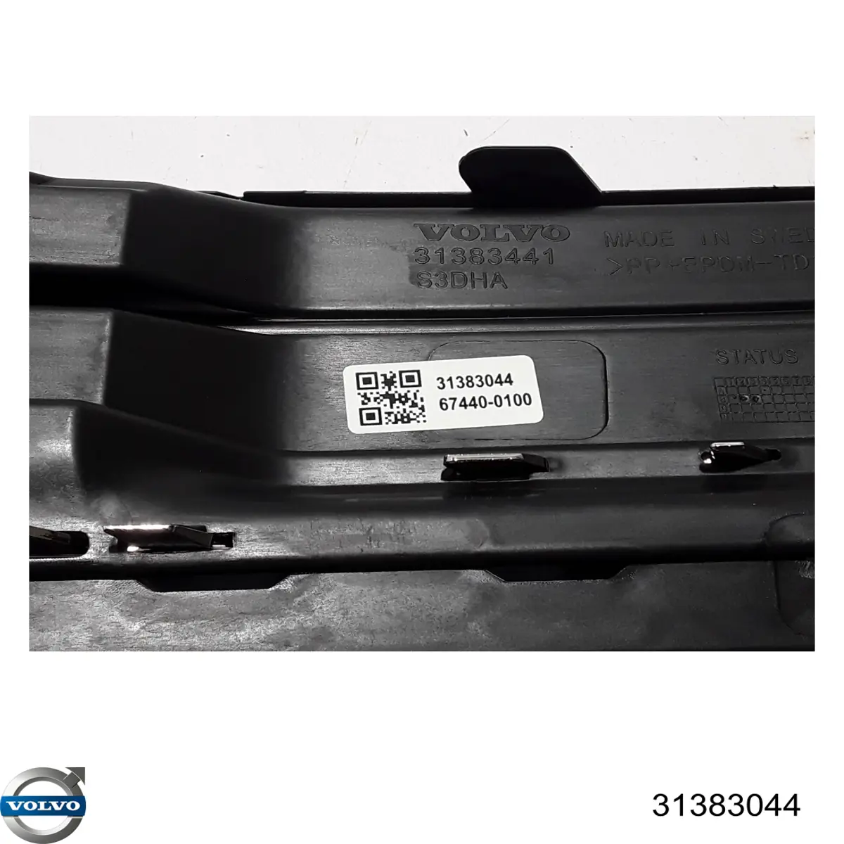 31383044 Volvo Grelha esquerda do pára-choque dianteiro