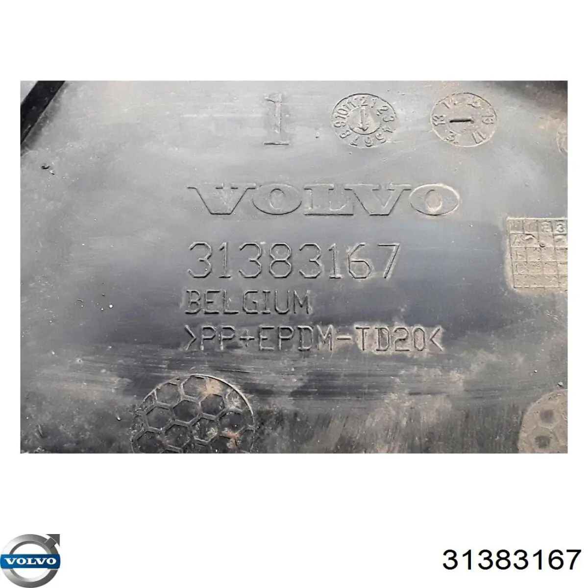 Compre 31323773 Volvo Proteção do pára-choque dianteiro