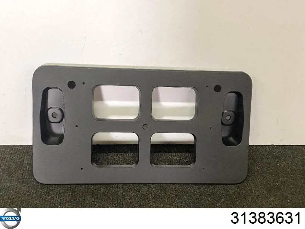 Painel de fixação de matrícula dianteira 31383631 Volvo