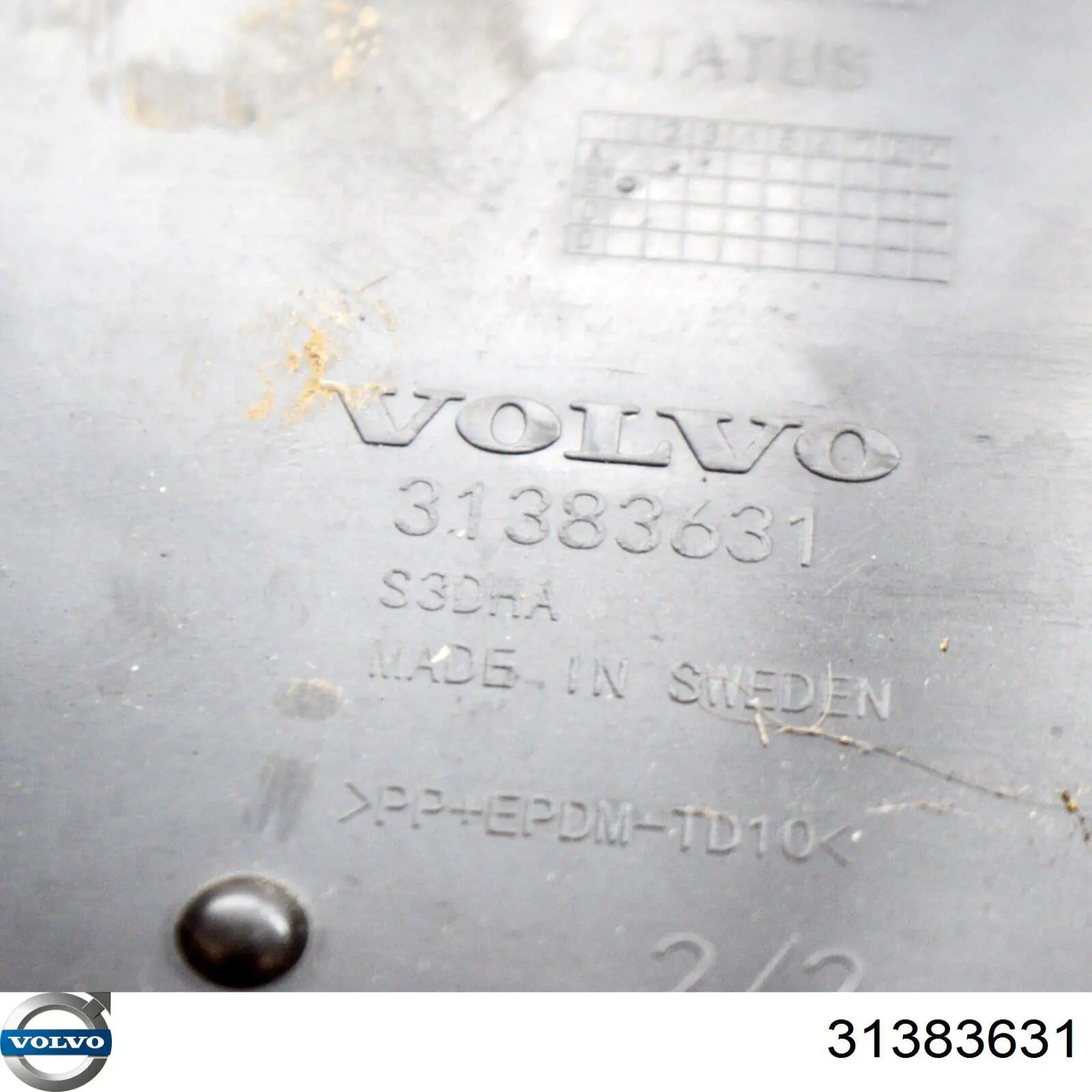 Painel de fixação de matrícula dianteira Volvo 31383631 preço, a partir de 74,86 USD