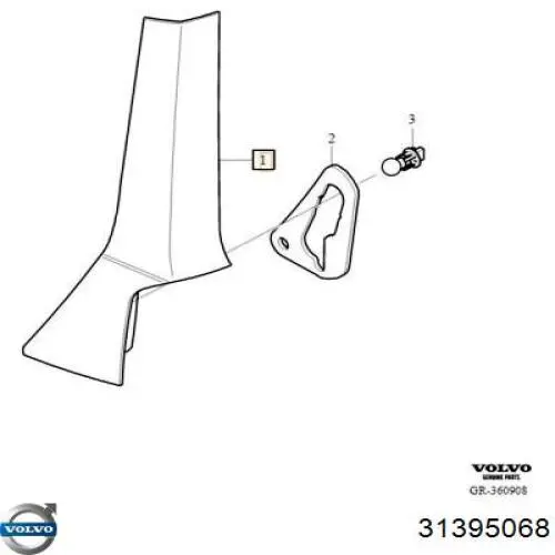 Lanterna traseira esquerda Volvo 31395068 preço, a partir de 108,54 USD