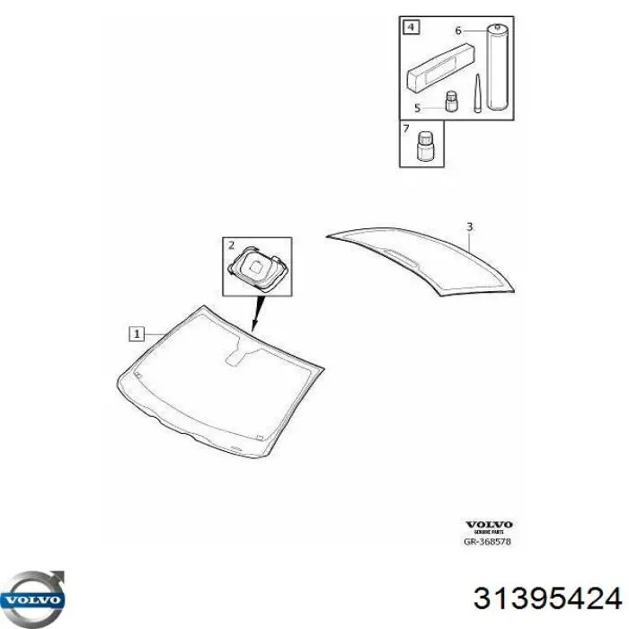 32368842 Volvo Pára-brisas