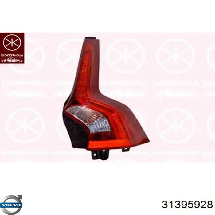 Lanterna traseira esquerda Volvo 31395928 preço, a partir de 351,06 USD