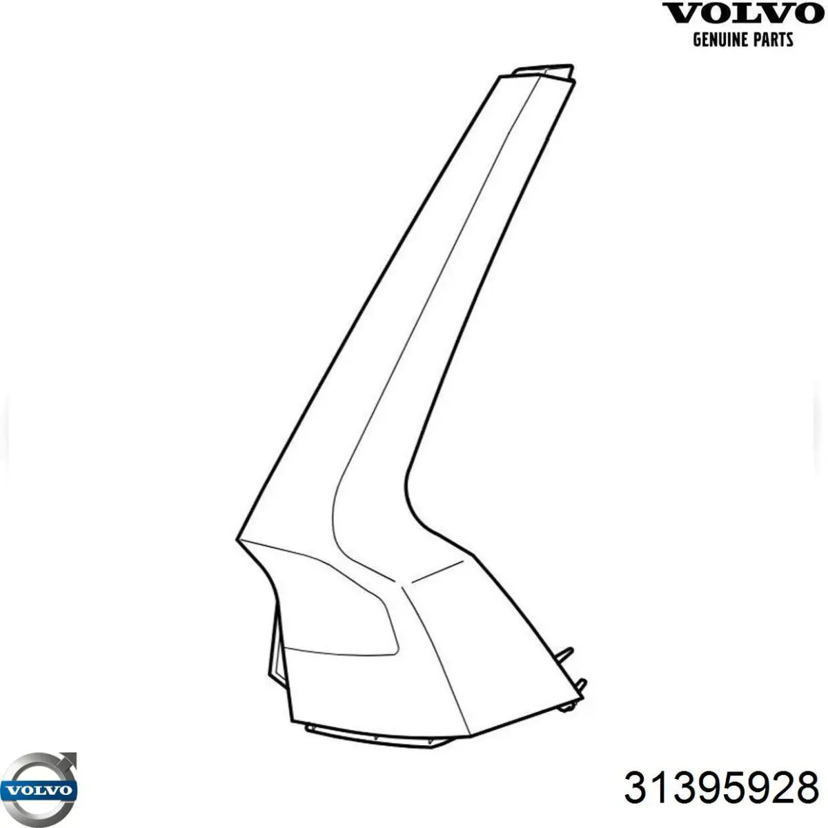 Lanterna traseira esquerda Volvo 31395928 preço, a partir de 351,06 USD