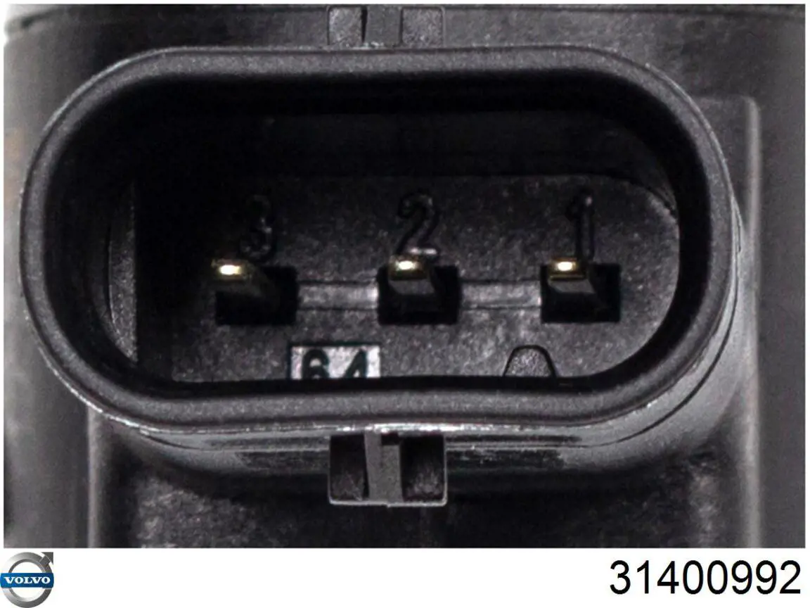 Sensor de sinalização de estacionamento (sensor de estacionamento) dianteiro/traseiro central Volvo 31400992