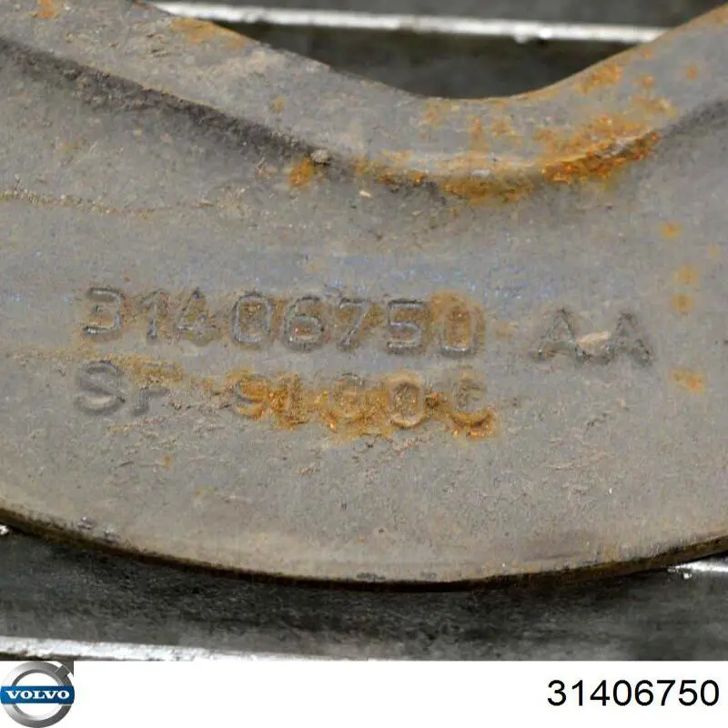 Braço oscilante superior esquerdo/direito de suspensão traseira 31406750 Volvo
