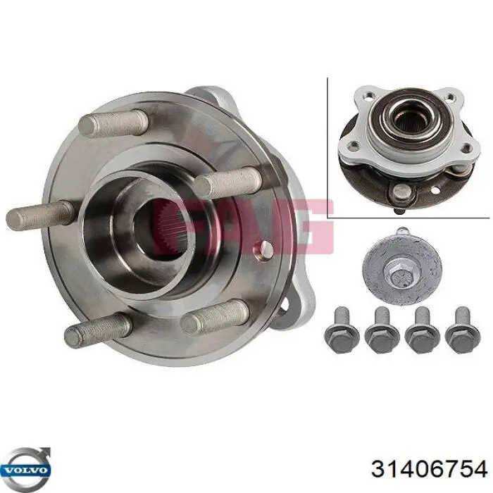 Cubo dianteiro Volvo 31406754 preço, a partir de 97,65 USD