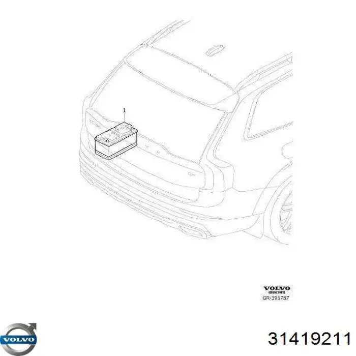 Bateria recarregável (PILHA) Volvo 31419211 preço, a partir de 308,58 USD