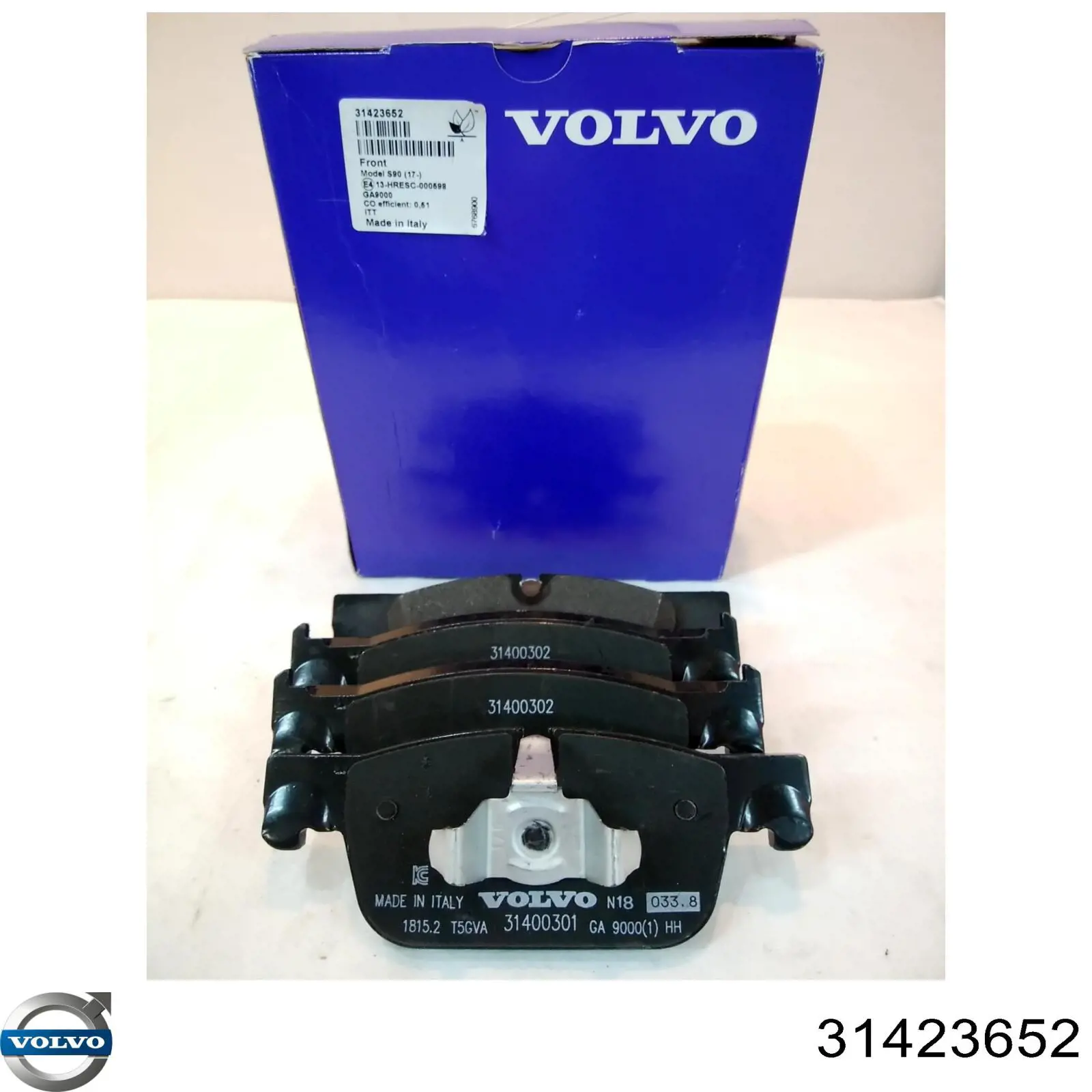Sapatas do freio dianteiras de disco Volvo 31423652 preço, a partir de 44,31 USD