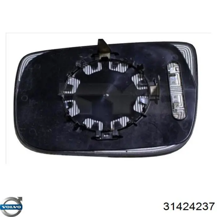 Elemento espelhado do espelho de retrovisão esquerdo Volvo 31424237 preço, a partir de 29,07 USD