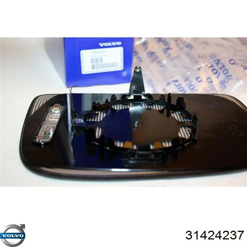 31424237 Volvo Elemento espelhado do espelho de retrovisão esquerdo