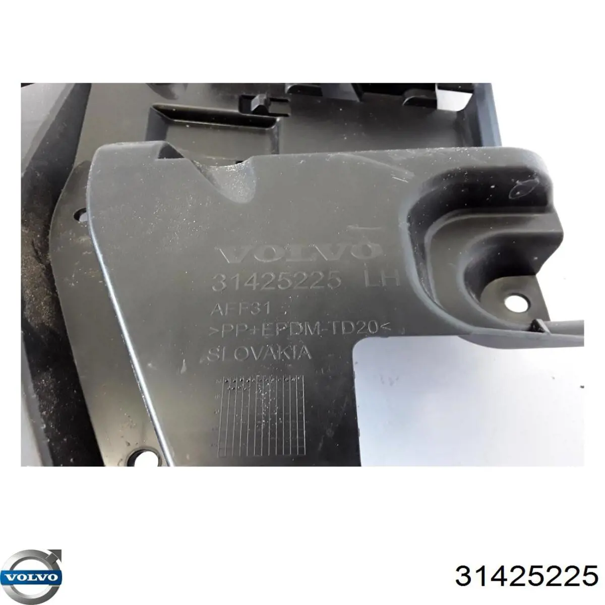 Consola esquerda do pára-choque traseiro Volvo 31425225