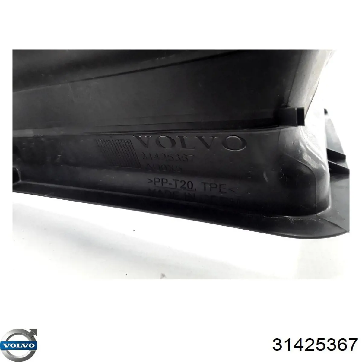 31425367 Volvo Conduto de ar (defletor) do radiador