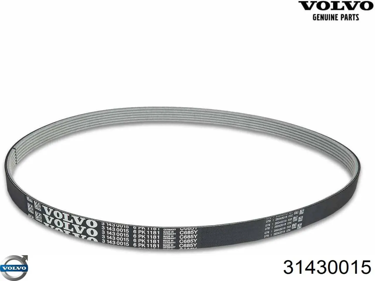 Compre 31430015 Volvo Correia dos conjuntos de transmissão