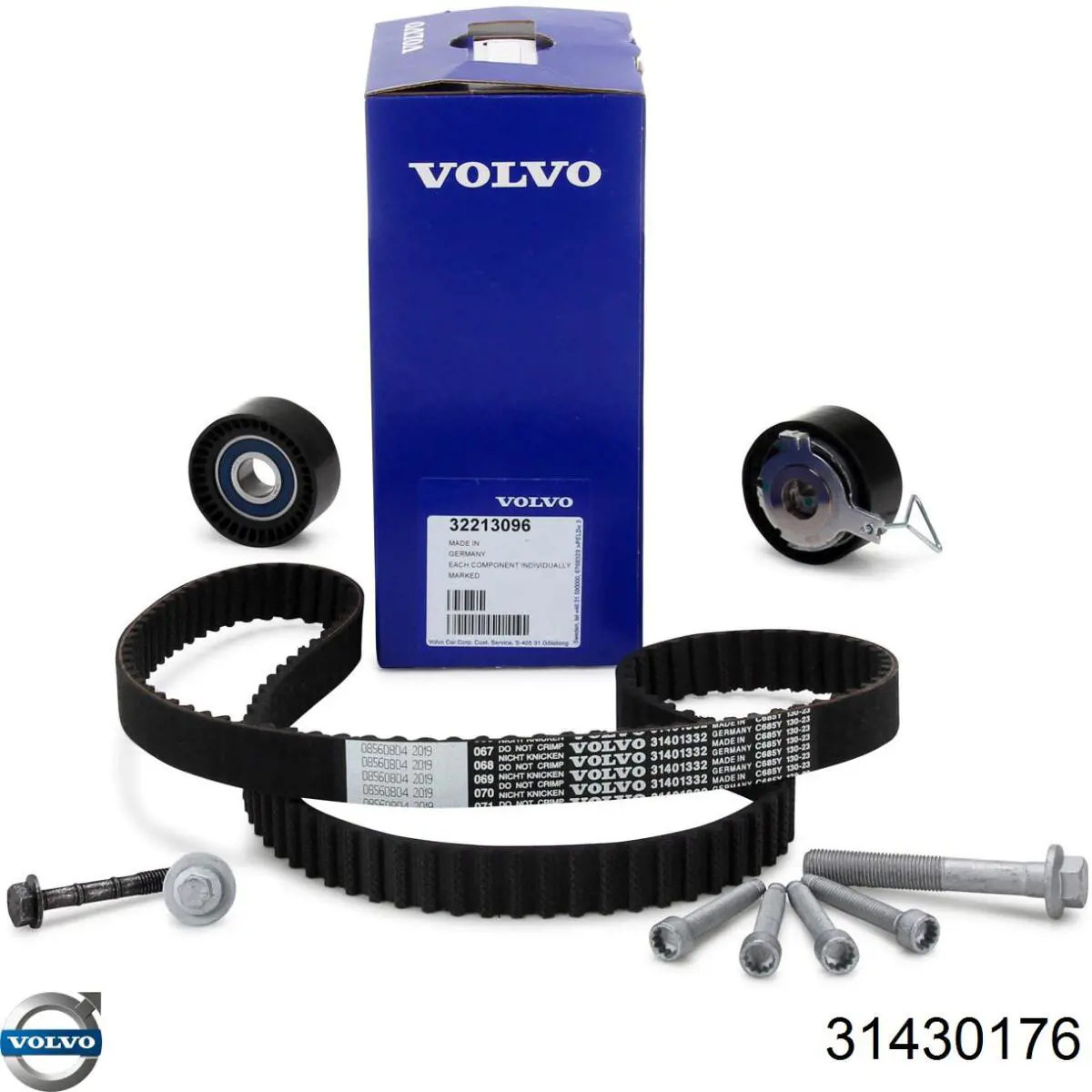 31430176 Volvo Correia do mecanismo de distribuição de gás, kit