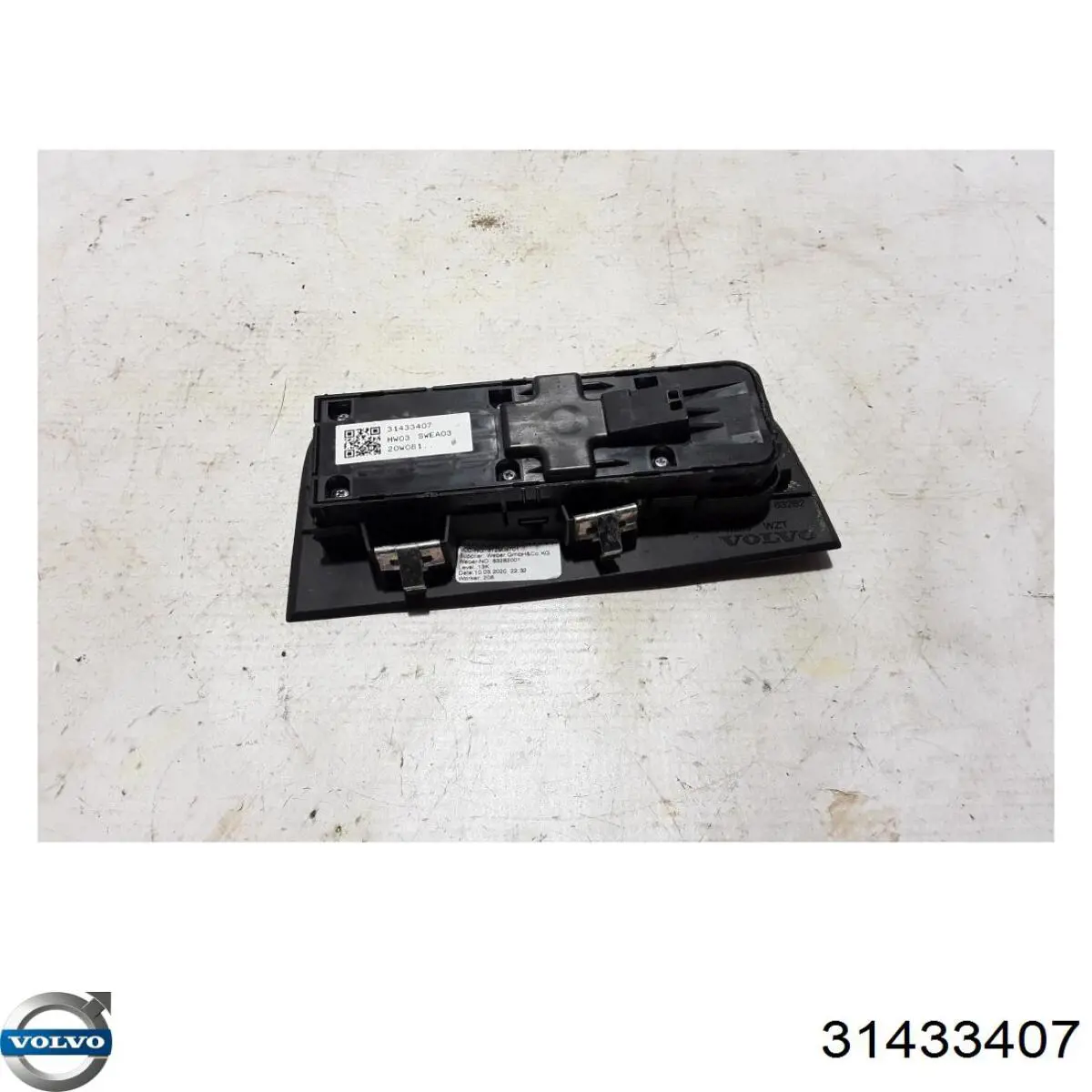 Compre 31433407 Volvo Unidade de botões dianteira esquerda de controlo de elevador de vidro