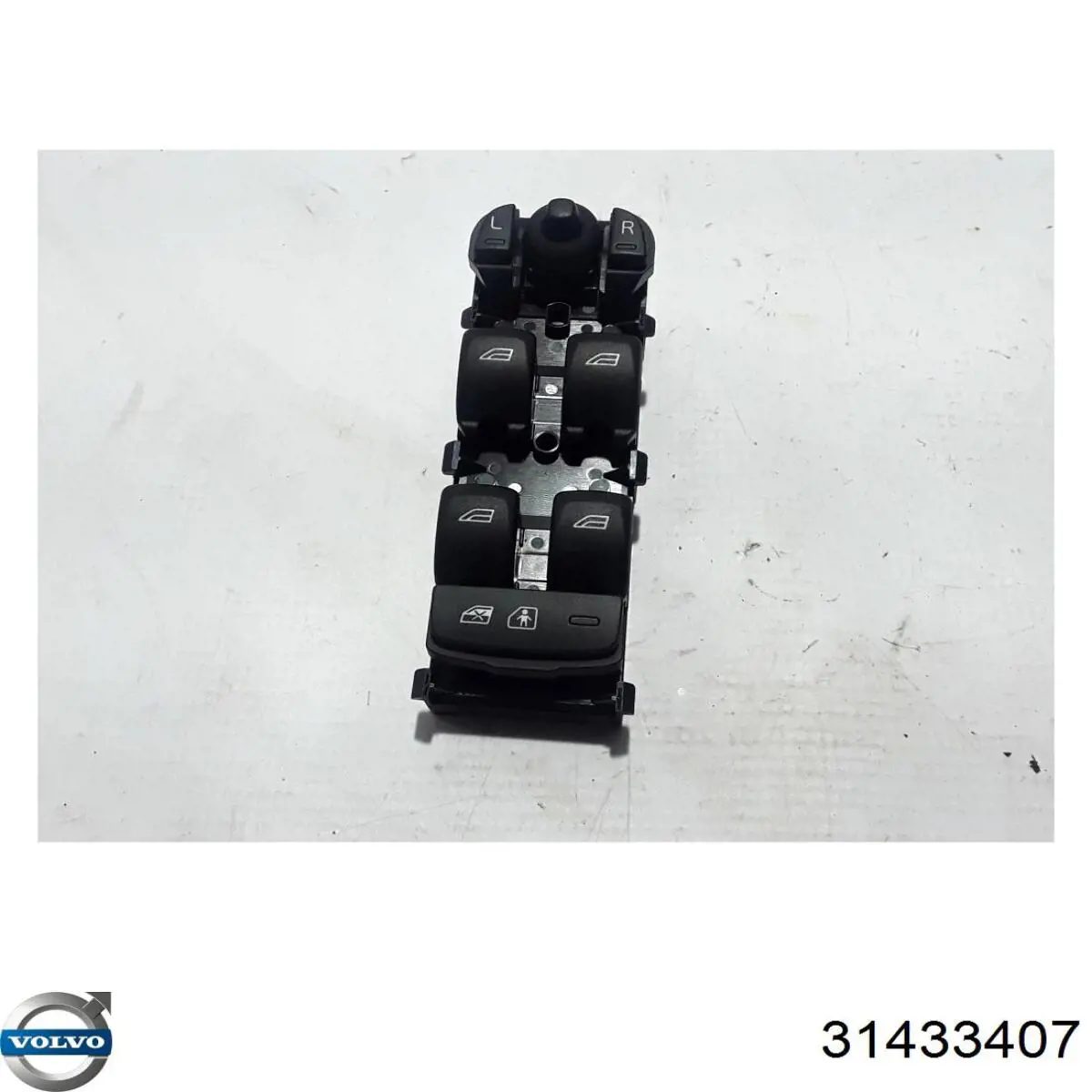 Unidade de botões dianteira esquerda de controlo de elevador de vidro Volvo 31433407 preço, a partir de 55,95 USD
