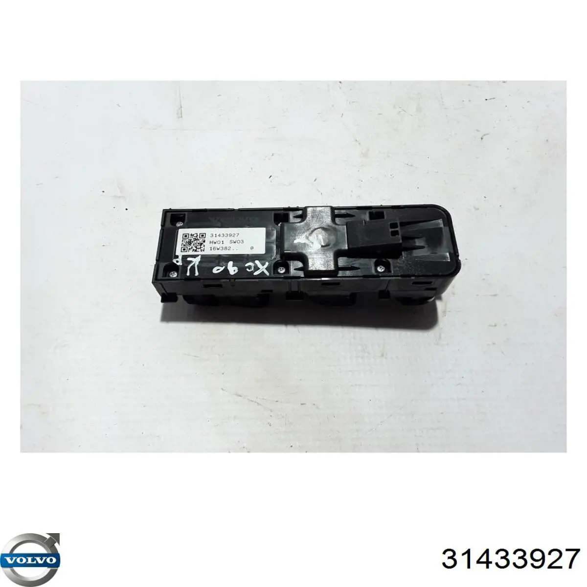 31433927 Volvo Unidade de botões dianteira esquerda de controlo de elevador de vidro