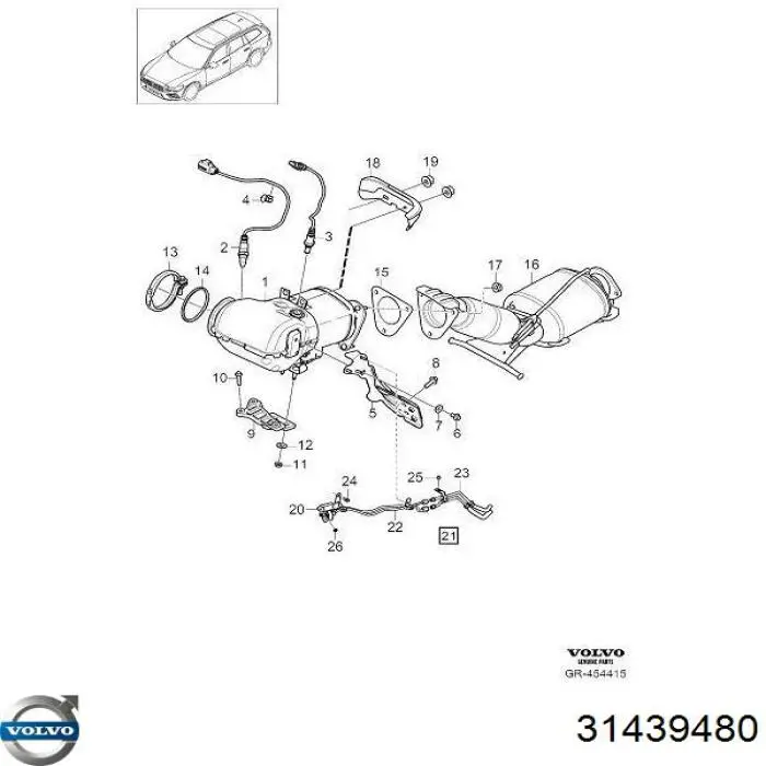 ES2127112B1 Delphi Sonda lambda, sensor de oxigênio até o catalisador