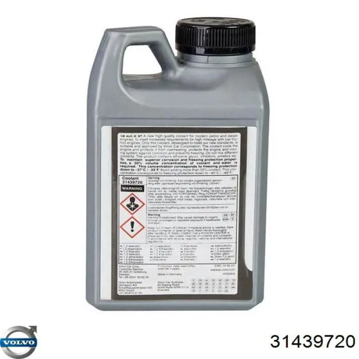 Fluido de esfriamento 31439720 Volvo