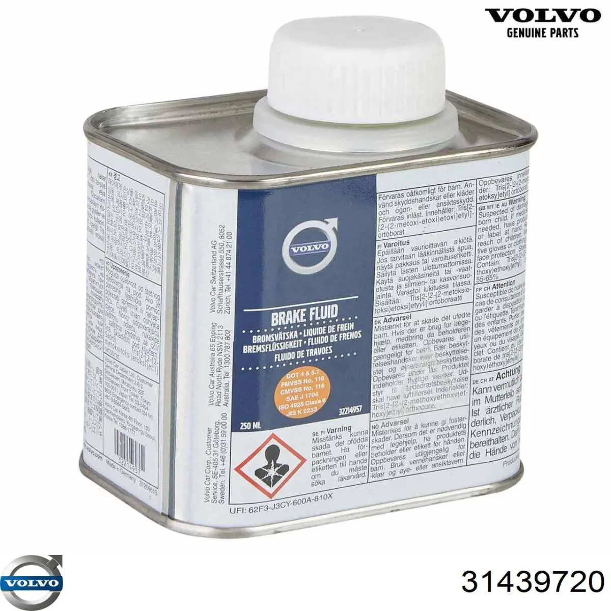 Fluido de esfriamento Volvo 31439720 preço, a partir de 17,92 USD