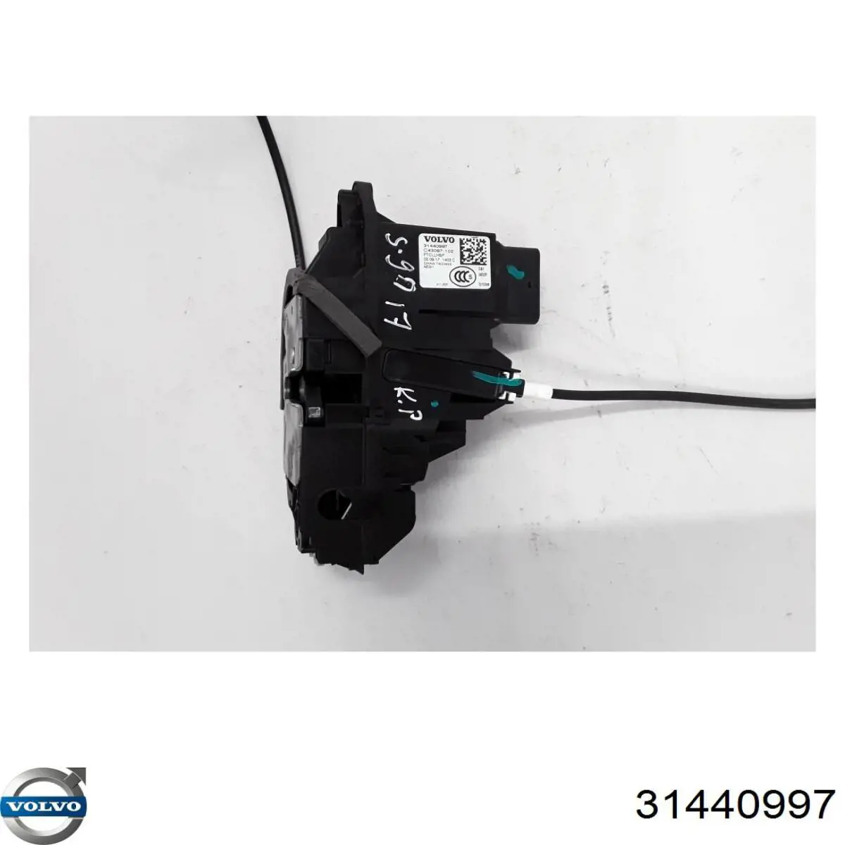 31440997 Volvo Fecho da porta dianteira esquerda