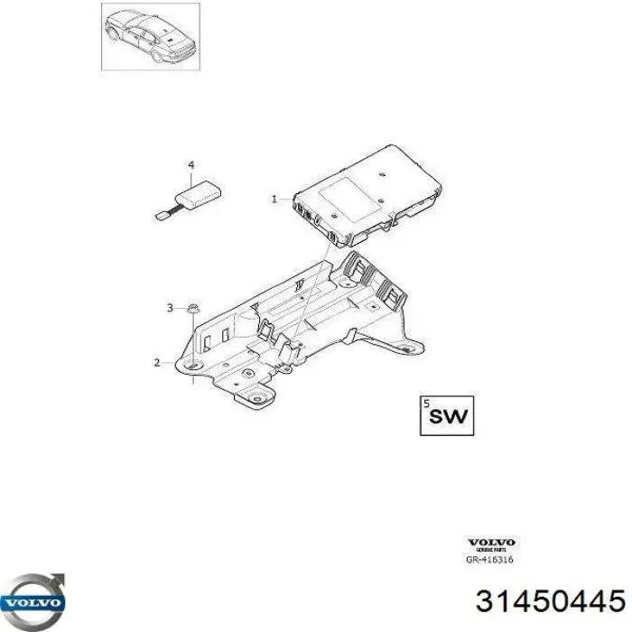Bateria recarregável (PILHA) Volvo 31450445 preço, a partir de 157,68 USD