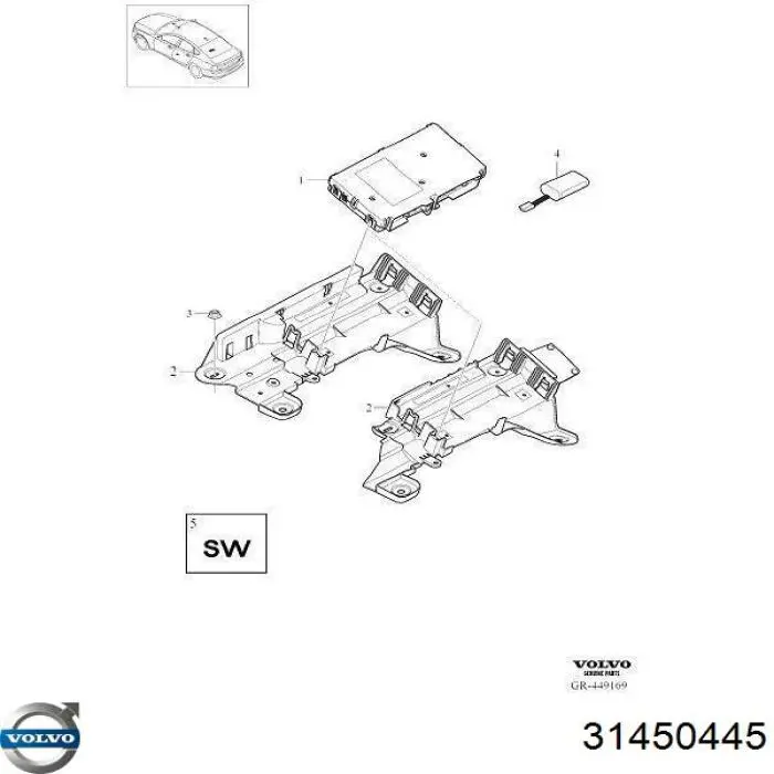 Bateria recarregável (PILHA) Volvo 31450445 preço, a partir de 163,03 USD