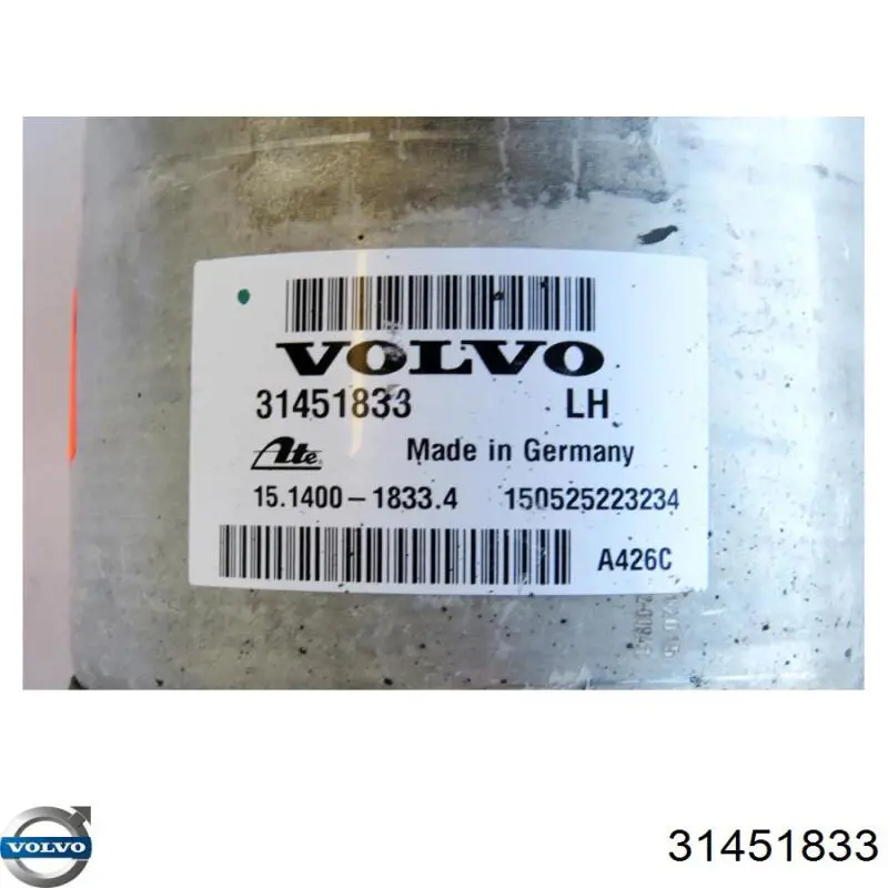 31451833 Volvo Amortecedor dianteiro esquerdo