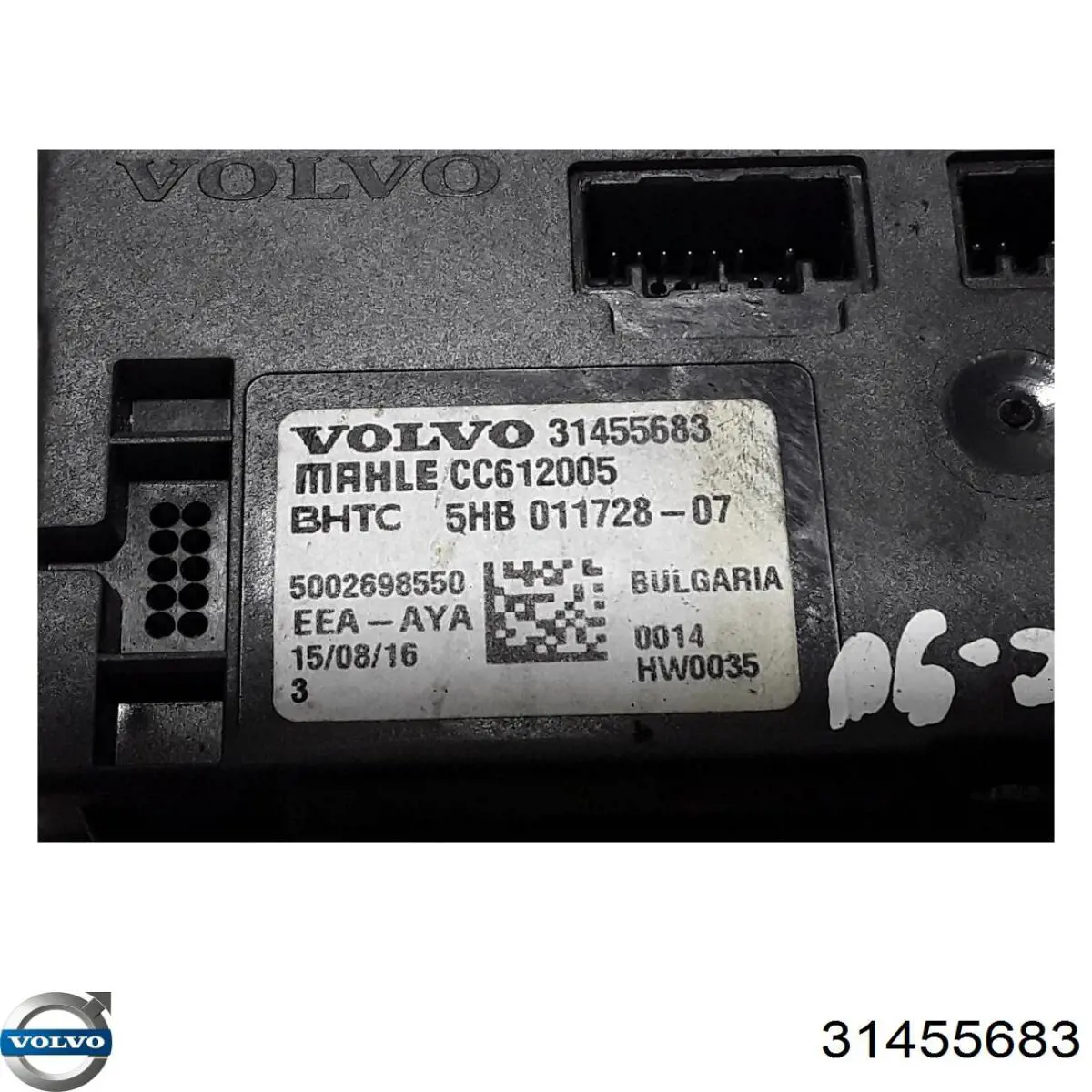 Módulo de direção (Centralina eletrônica) de climatização 31455334 Volvo