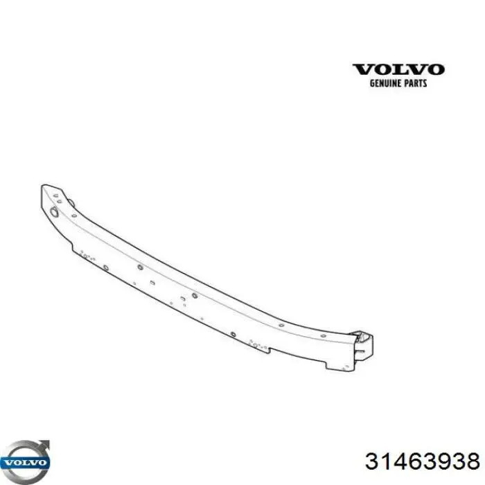 Reforçador do pára-choque dianteiro Volvo 32348957 preço, a partir de 477,38 USD