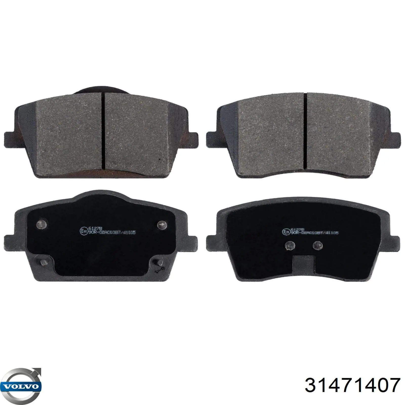 31471407 Volvo Sapatas do freio dianteiras de disco