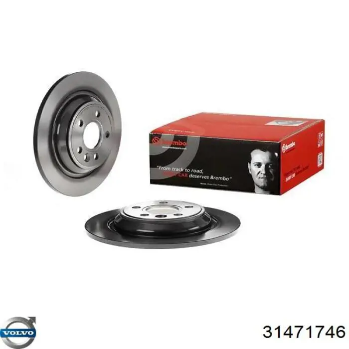 31471746 Volvo Disco do freio traseiro