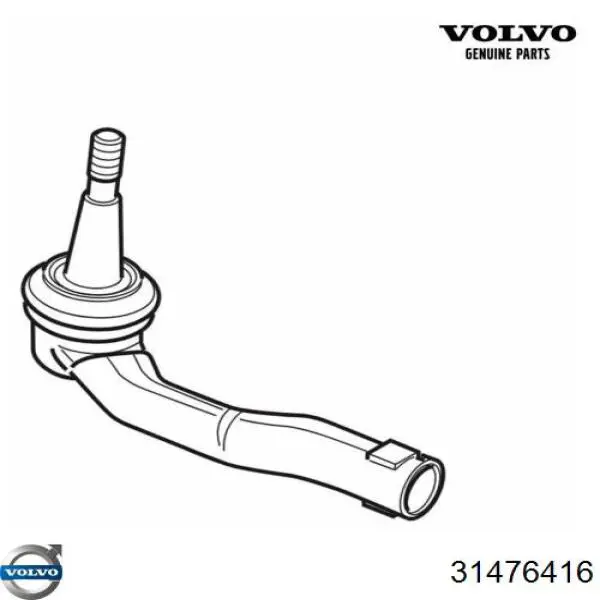 31476416 Volvo Ponta externa da barra de direção
