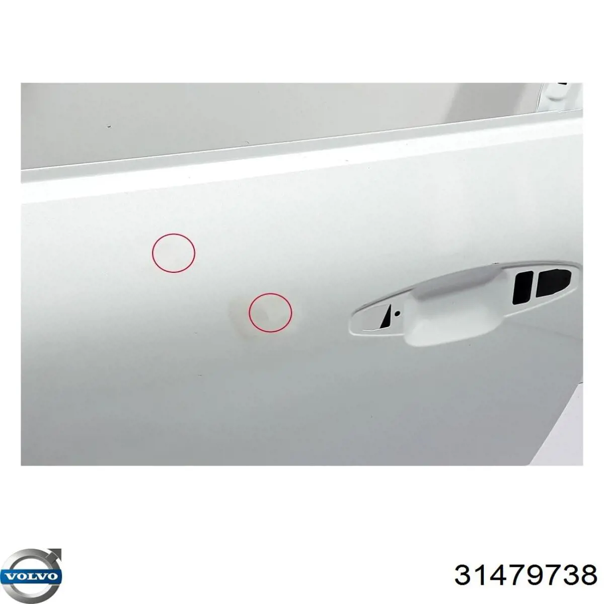 Porta dianteira esquerda 32351574 Volvo