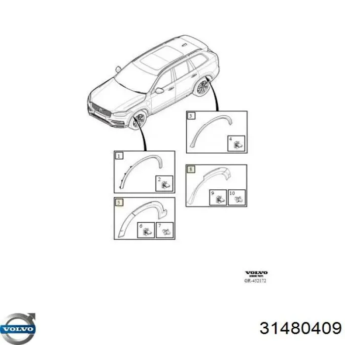 Compre 31480409 Volvo Correia dos conjuntos de transmissão, kit