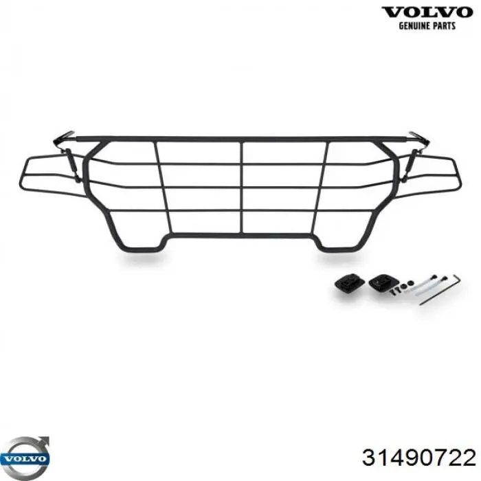 Elástico da escova de limpador pára-brisas, kit 31490722 Volvo