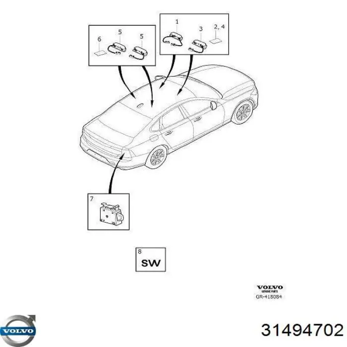  Volvo 31494702 preço, a partir de 45,97 USD