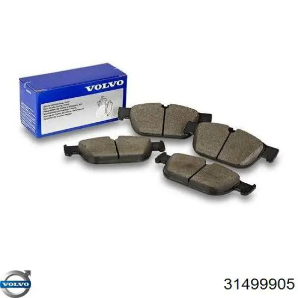 31499905 Volvo Sapatas do freio dianteiras de disco