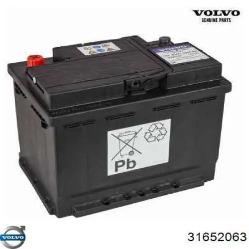 Bateria recarregável (PILHA) Volvo 31652063 preço, a partir de 145,57 USD