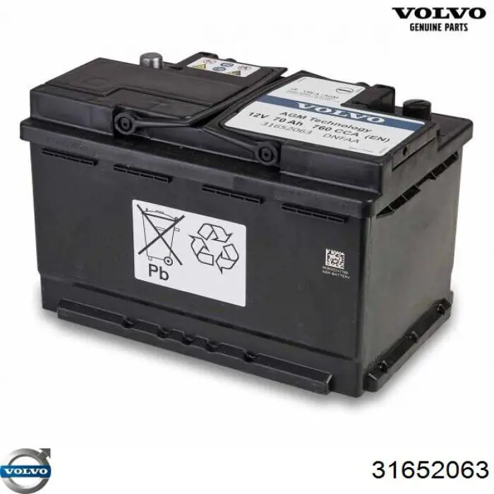 Compre 31652063 Volvo Bateria recarregável (PILHA)