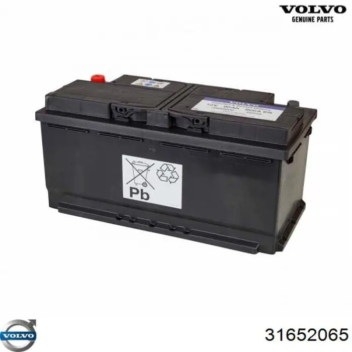 Bateria recarregável (PILHA) 31652065 Volvo