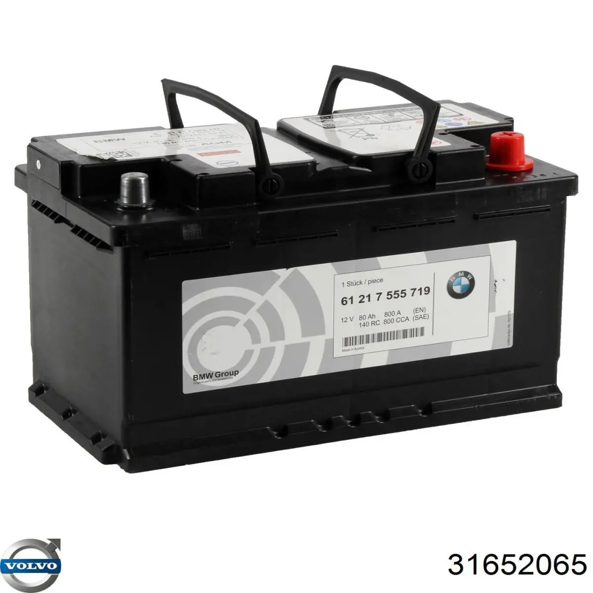 Bateria recarregável (PILHA) 31419211 Volvo